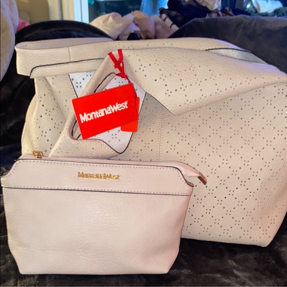 Montana West Off White Women's Bag Set WALLET NWOT bag NWT